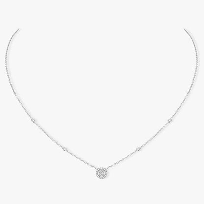 [OAKJURI Jewelry]Diamond Necklace 0,20ct Brilliant Shape Joy
