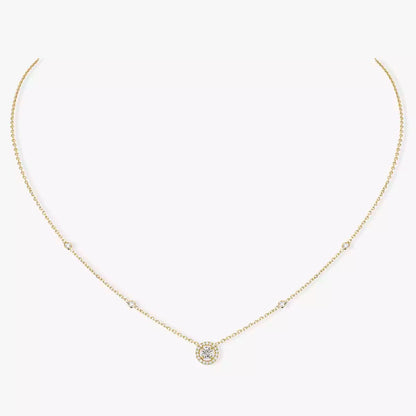 [OAKJURI Jewelry]Diamond Necklace 0,20ct Brilliant Shape Joy