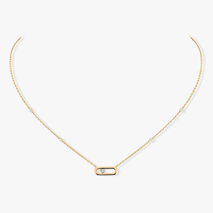 [OAKJURI Jewelry]MOVE UNO DIAMOND NECKLACE