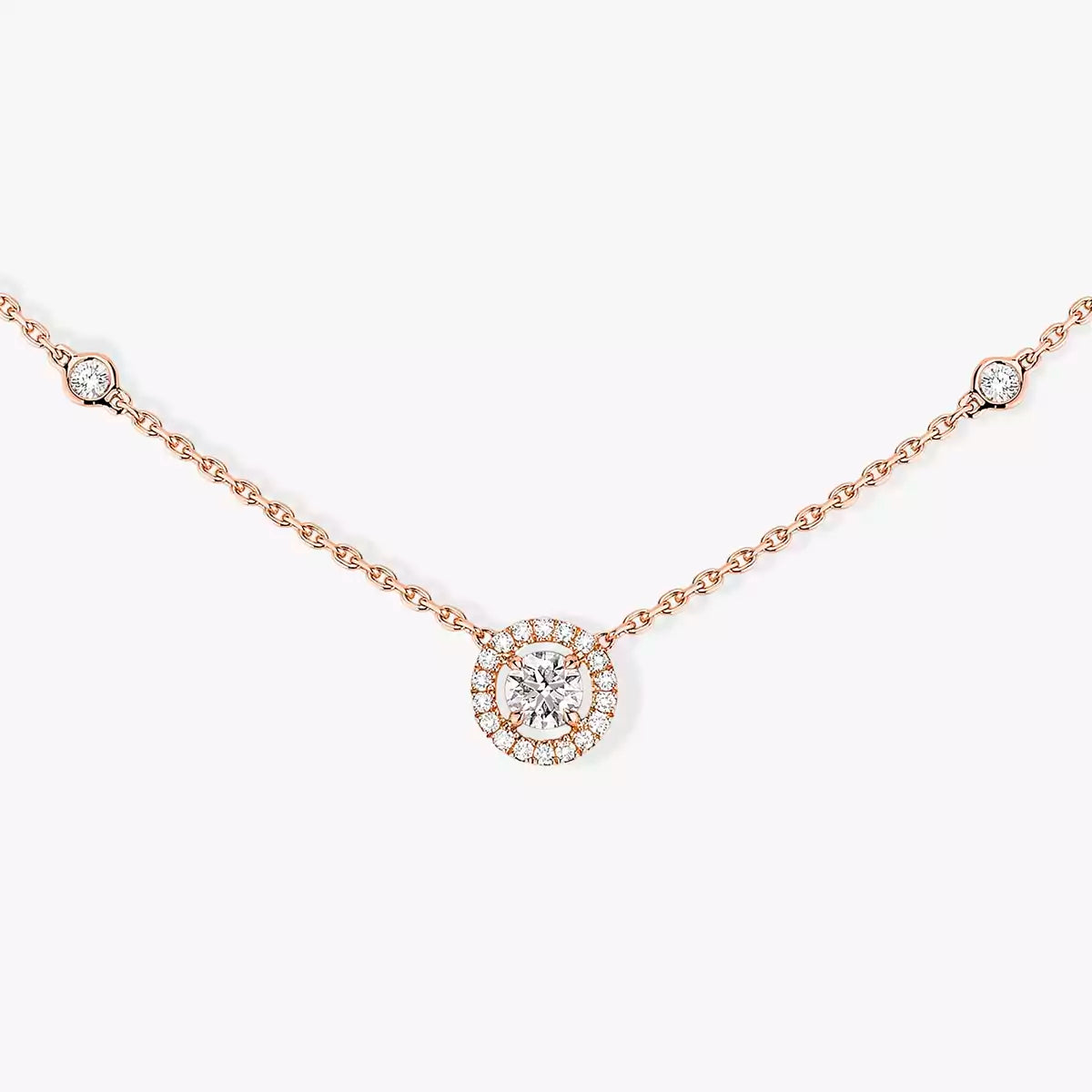 [OAKJURI Jewelry]Diamond Necklace 0,20ct Brilliant Shape Joy