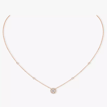 [OAKJURI Jewelry]Diamond Necklace 0,20ct Brilliant Shape Joy