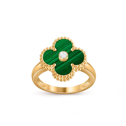 [OAKJURI Jewelry]CLOVER DIAMOND RING GOLD COLLECTION