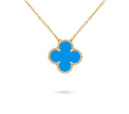 [OAKJURI Jewelry]CLOVER 15MM SINGLE FLOWER NECKLACE COLLECTION