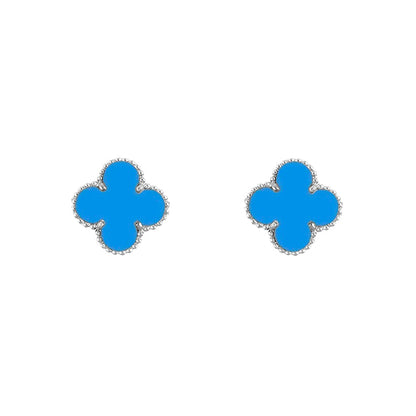 [OAKJURI Jewelry]CLOVER SILVER 15MM EARRINGS COLLECTION