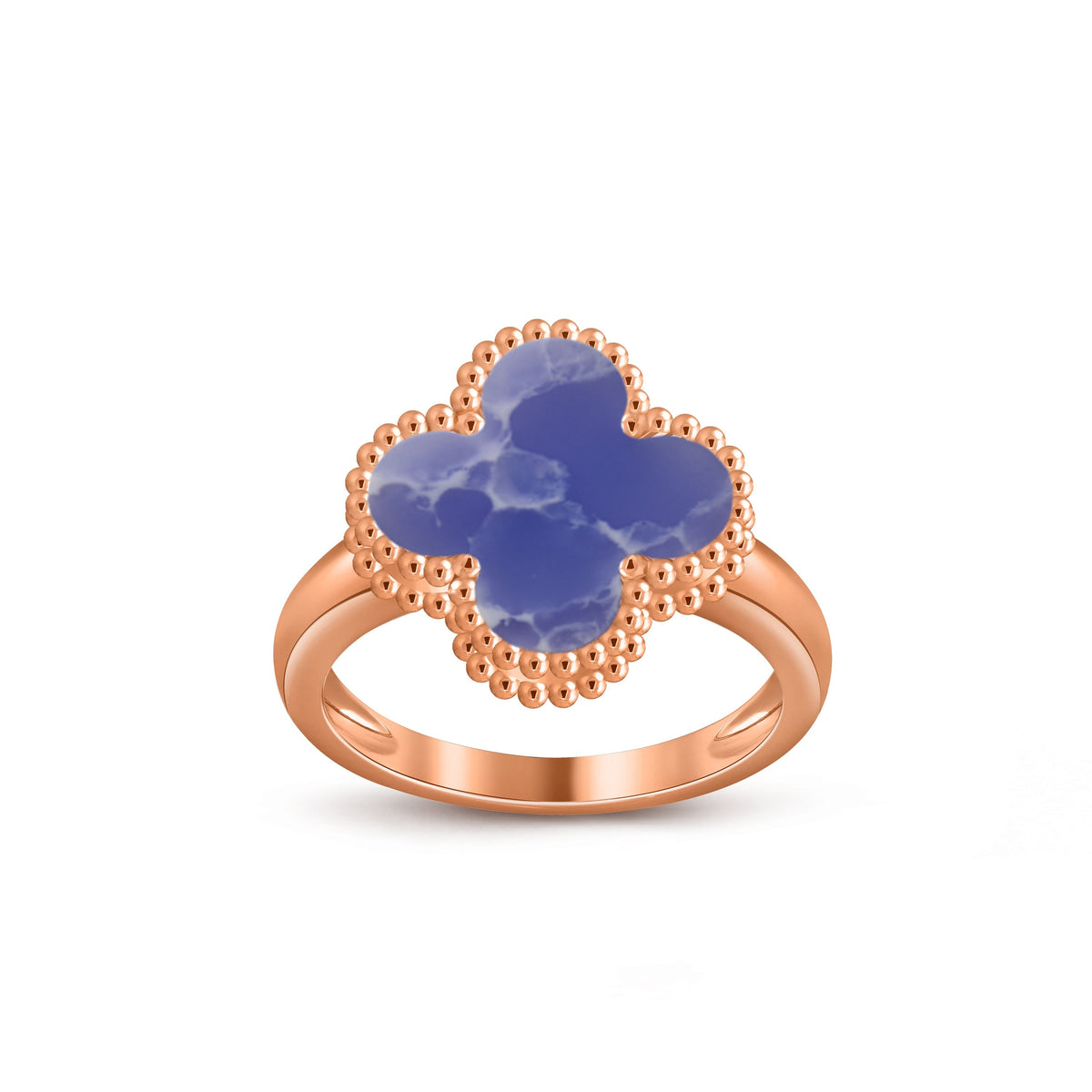 [OAKJURI Jewelry]CLOVER RING ROSE GOLD COLLECTION