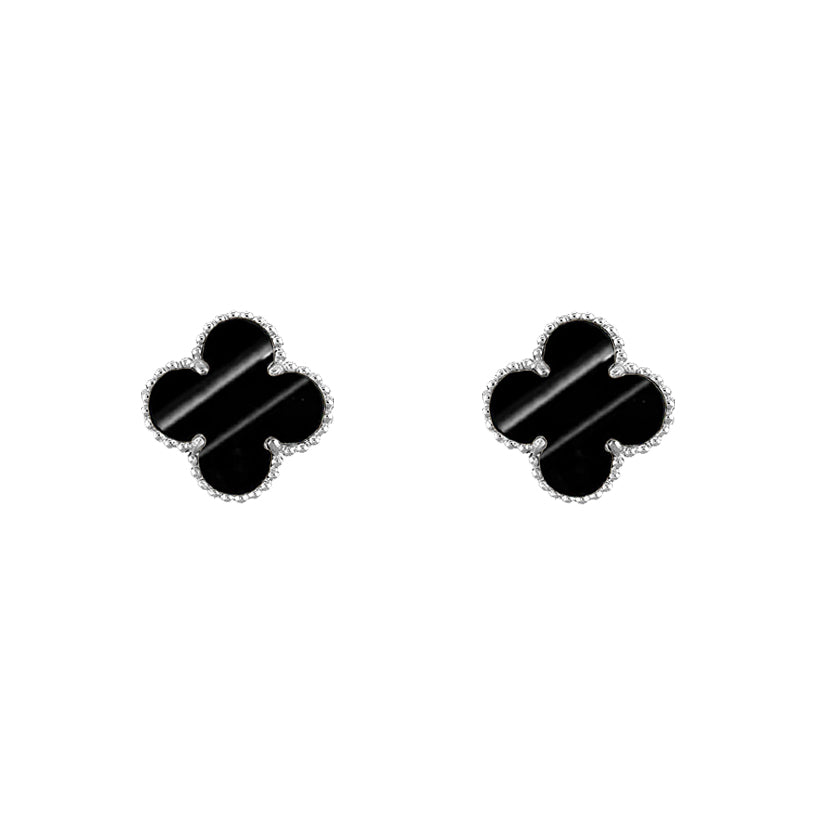 [OAKJURI Jewelry]CLOVER SILVER 15MM EARRINGS COLLECTION