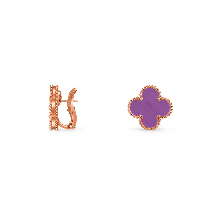 [OAKJURI Jewelry]CLOVER 15MM MOP EARRINGS COLLECTION