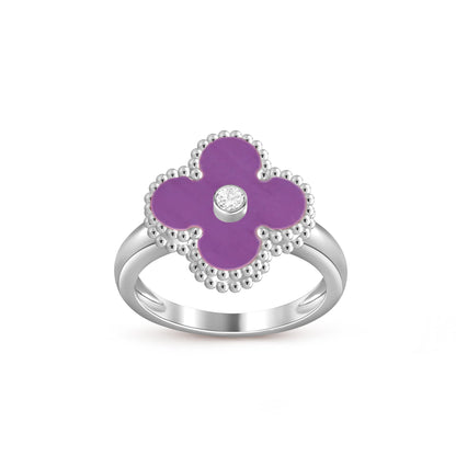 [OAKJURI Jewelry]CLOVER SILVER DIOMND RING COLLECTION