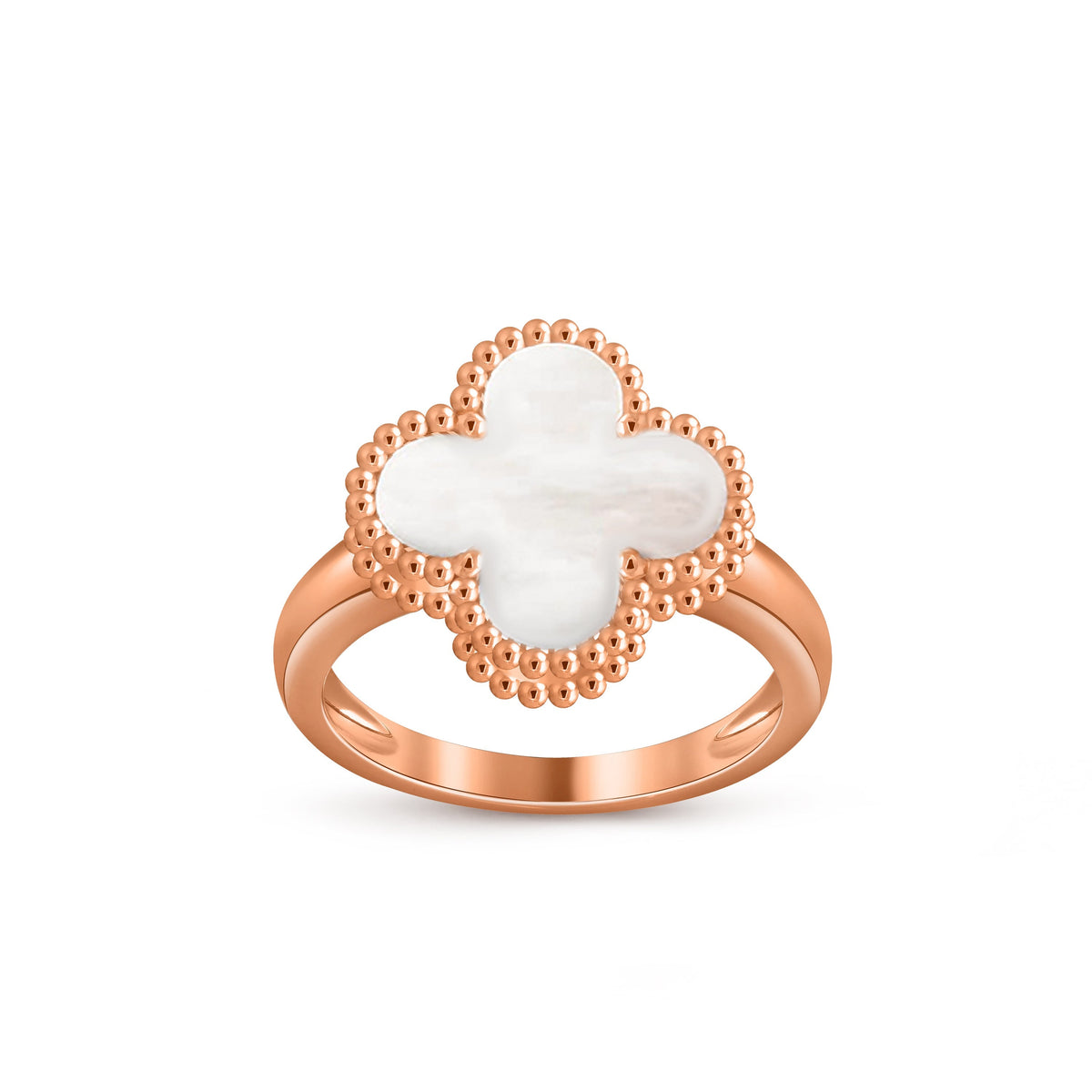 [OAKJURI Jewelry]CLOVER RING ROSE GOLD COLLECTION