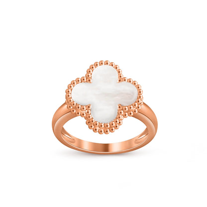 [OAKJURI Jewelry]CLOVER RING ROSE GOLD COLLECTION