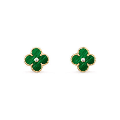 [OAKJURI Jewelry]CLOVER  15MM DIAMOND EARRINGS COLLECTION