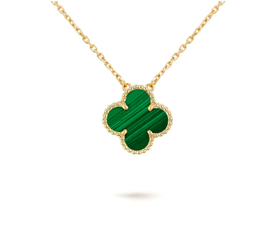 [OAKJURI Jewelry]CLOVER 15MM SINGLE FLOWER NECKLACE COLLECTION