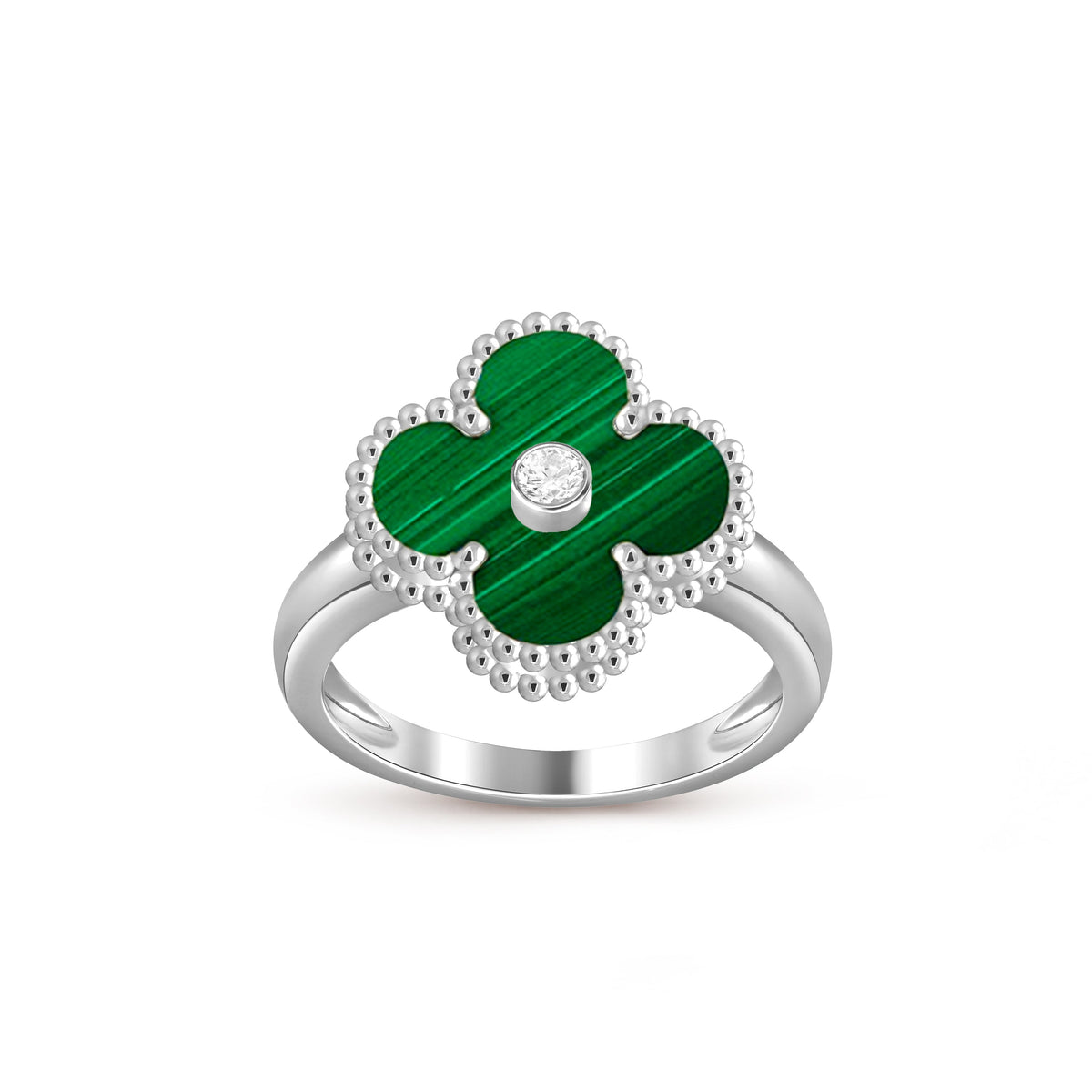 [OAKJURI Jewelry]CLOVER SILVER DIOMND RING COLLECTION