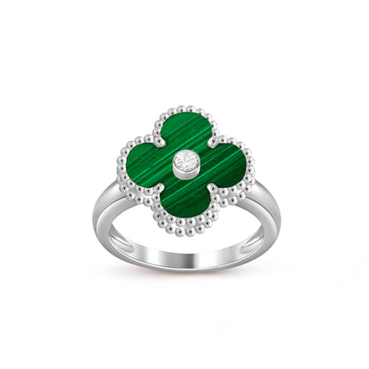 [OAKJURI Jewelry]CLOVER SILVER DIOMND RING COLLECTION