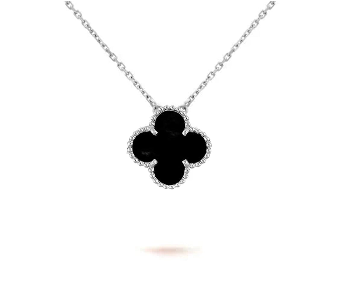 [OAKJURI Jewelry]CLOVER 15MM NECKLACE SILVER COLLECTION