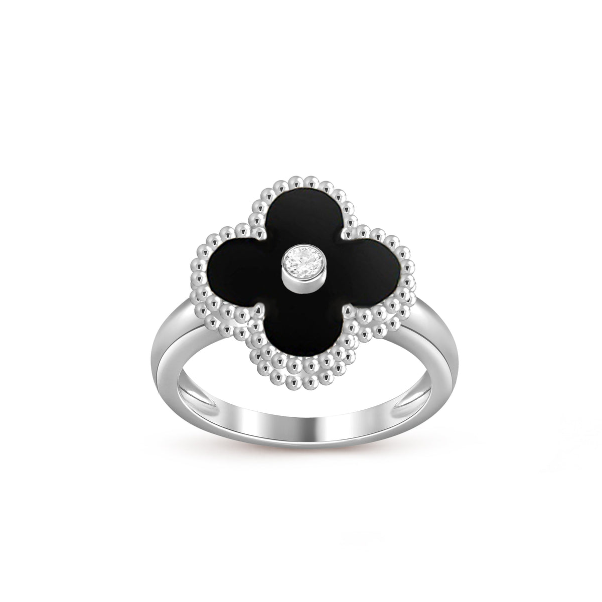 [OAKJURI Jewelry]CLOVER SILVER DIOMND RING COLLECTION