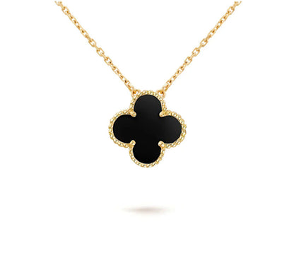 [OAKJURI Jewelry]CLOVER 15MM SINGLE FLOWER NECKLACE COLLECTION