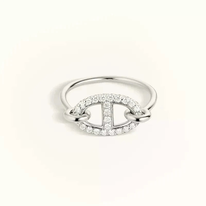 [OAKJURI Jewelry]RONDE SMALL SILVER DIAMOND RING