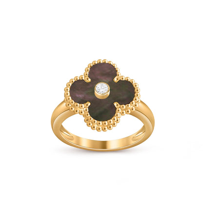 [OAKJURI Jewelry]CLOVER DIAMOND RING GOLD COLLECTION