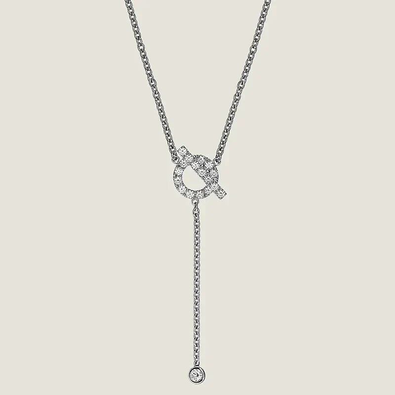 [OAKJURI Jewelry]FINESSE SILVER DIAMOND NECKLACE