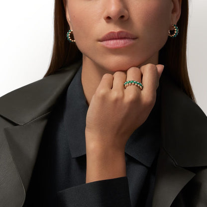 [OAKJURI Jewelry] CLASH 7.9MM AGATE CHALCEDONY RING