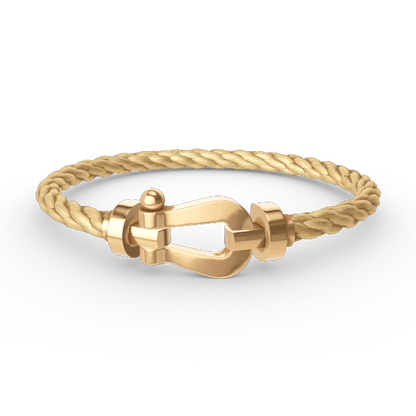 [OAKJURI Jewelry]FORCE LARGE HORSESHOE NO DIAMOND BRACELET GOLD