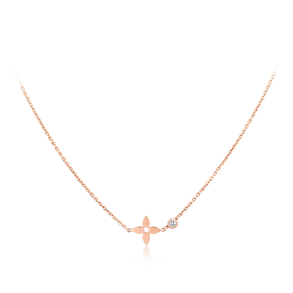 [OAKJURI Jewelry]BLOSSOM PENDANT PINK GOLD AND DIAMOND