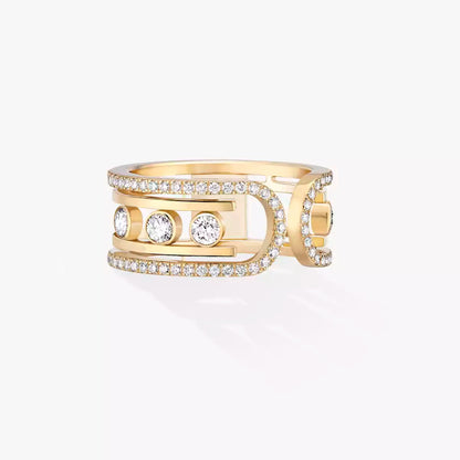 [OAKJURI Jewelry]Move 10th Diamond Ring in Gold