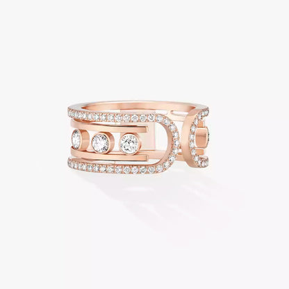 [OAKJURI Jewelry]Move 10th Diamond Ring in Gold