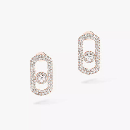 [OAKJURI Jewelry]So Move Pave_-Set Diamond Earrings in Silver