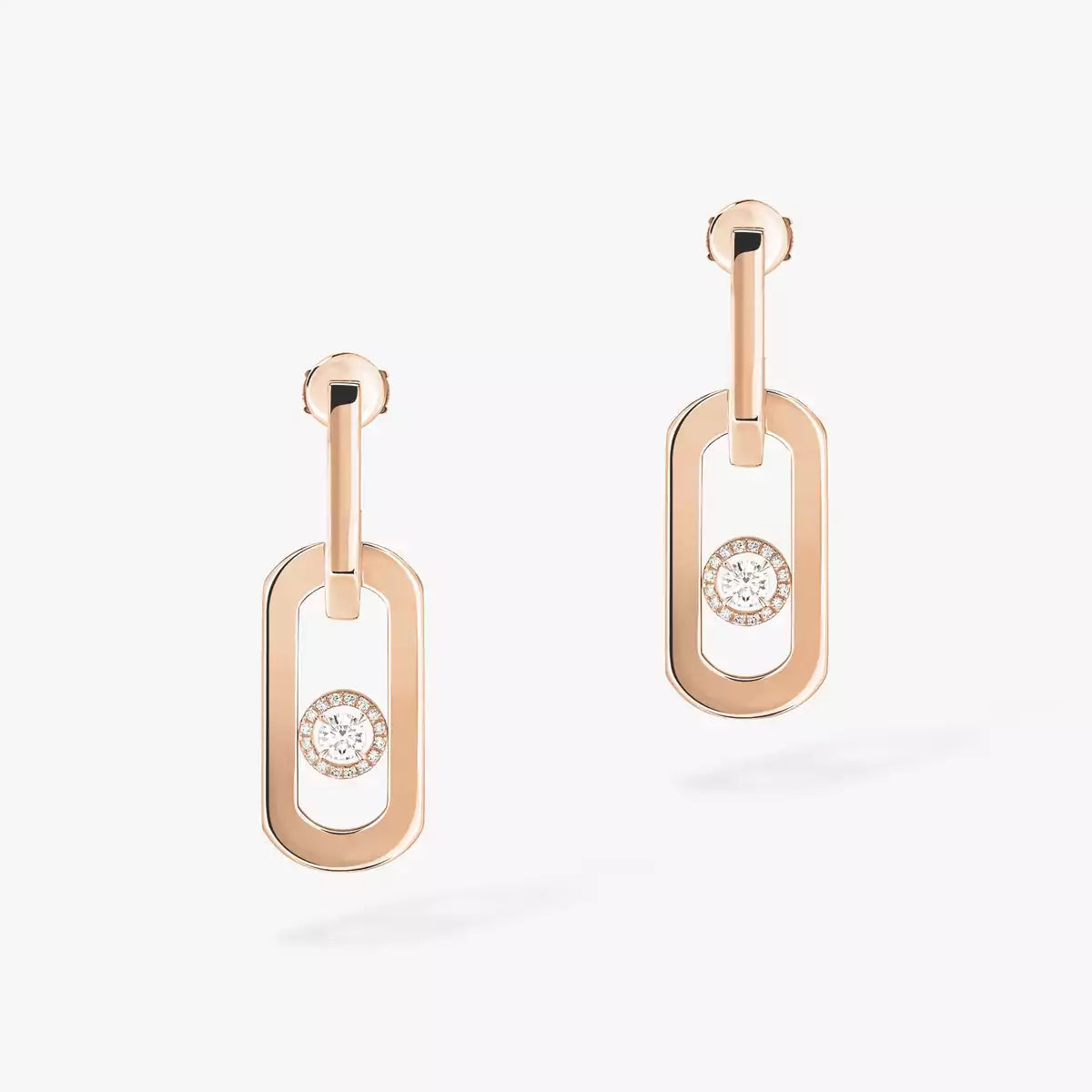 [OAKJURI Jewelry]So Move XL Diamond Pendant Earrings