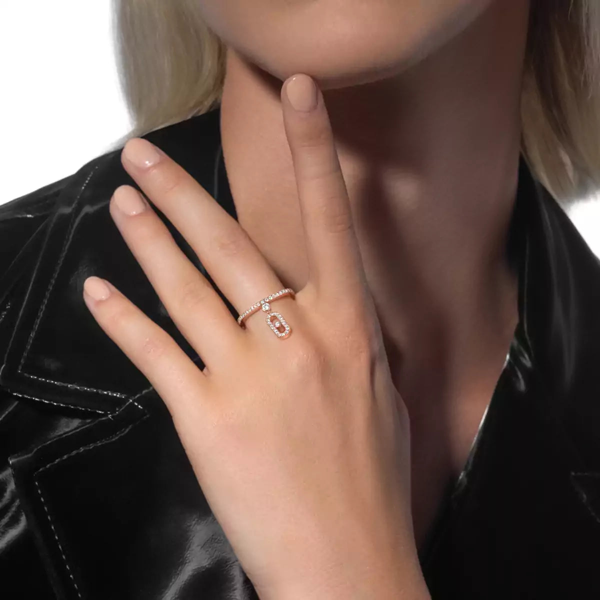 [OAKJURI Jewelry]Move Uno Diamond Ring