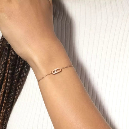 [OAKJURI Jewelry]Move Uno Diamond Bracelet