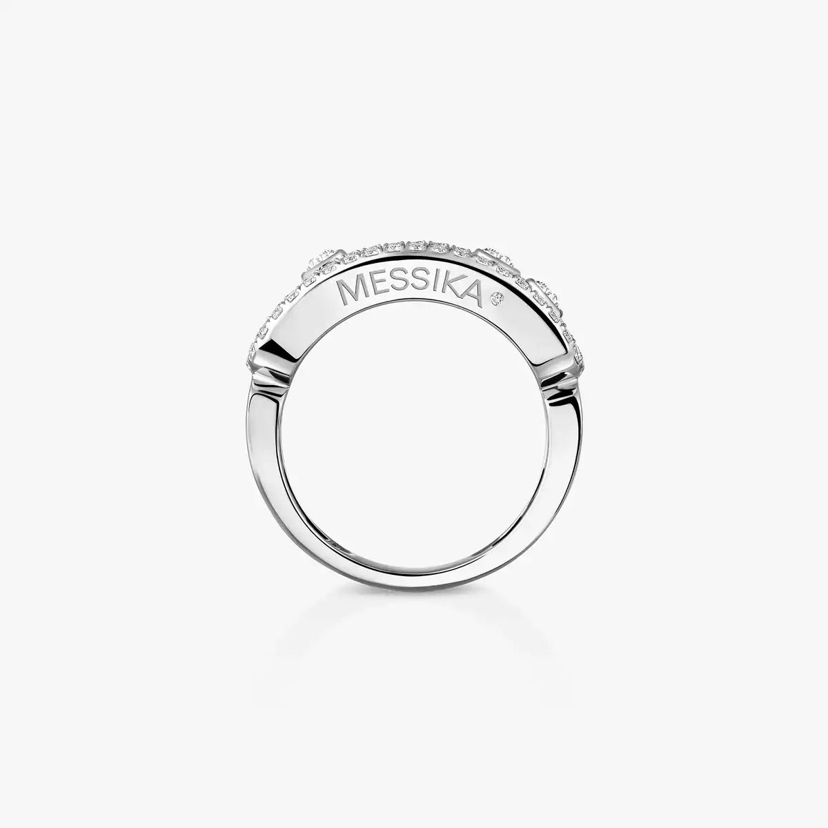 [OAKJURI Jewelry] Move Gold Diamond Pave_ Ring
