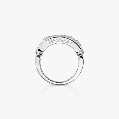 [OAKJURI Jewelry] Move Gold Diamond Pave_ Ring