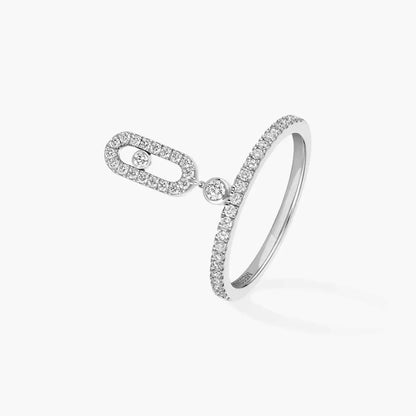 [OAKJURI Jewelry]Move Uno Diamond Ring