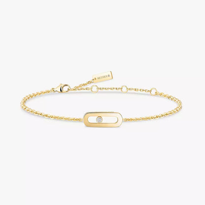 [OAKJURI Jewelry]Move Uno Diamond Bracelet