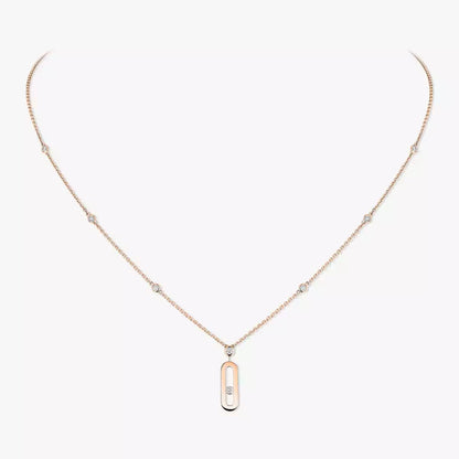 [OAKJURI Jewelry] Move Uno Gold Diamond Long Necklace