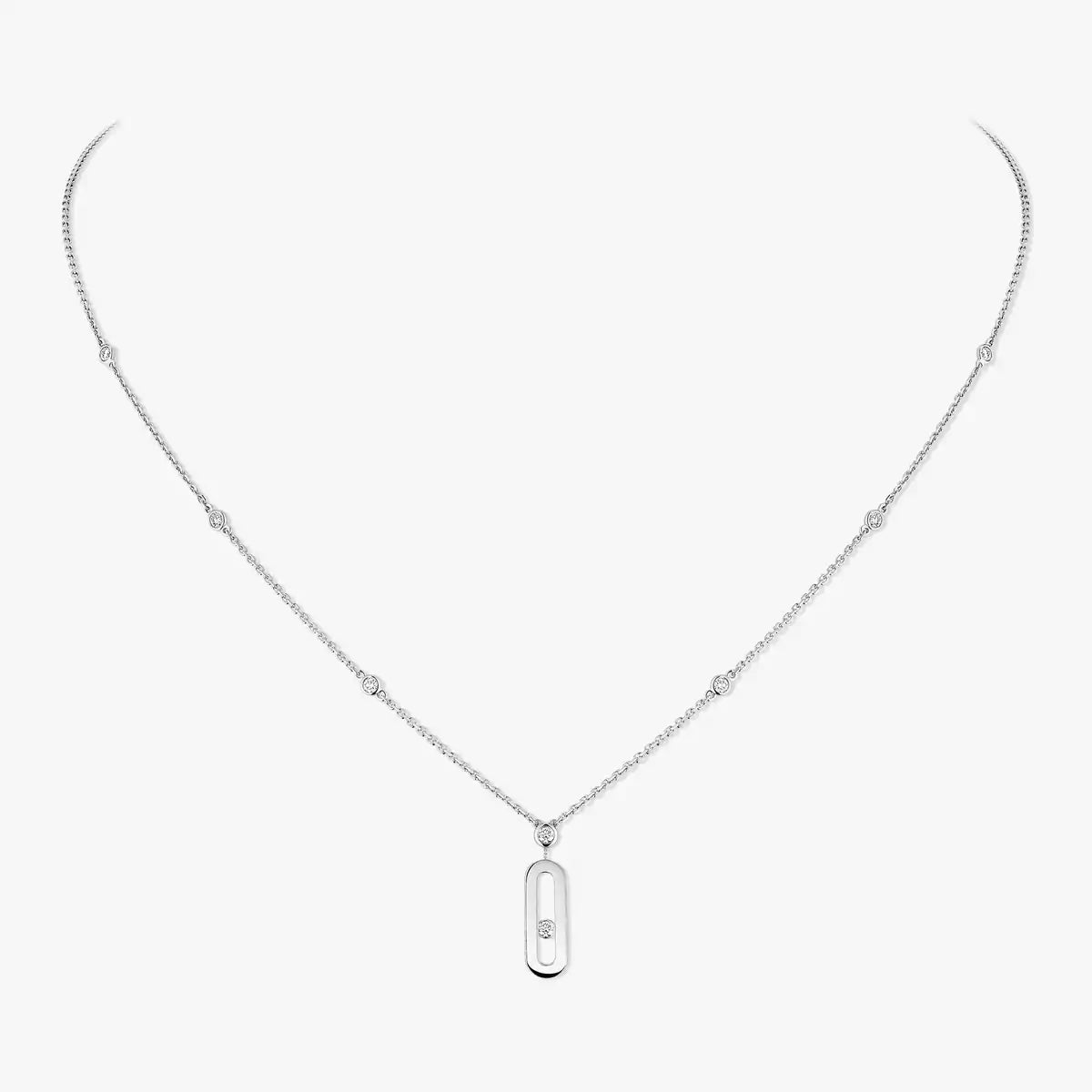 [OAKJURI Jewelry] Move Uno Gold Diamond Long Necklace