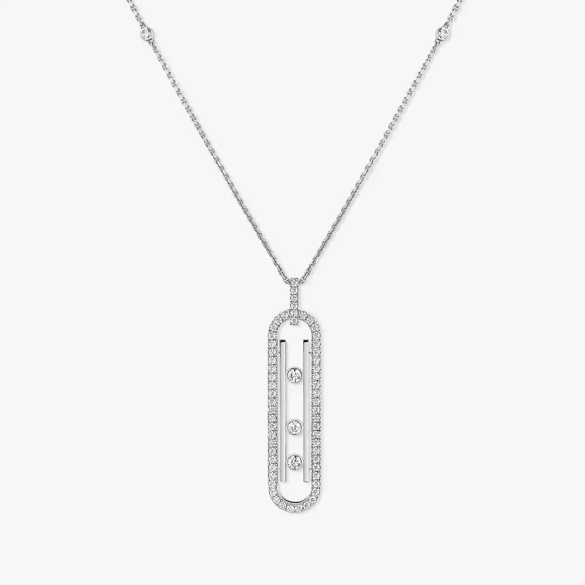 [OAKJURI Jewelry]Diamond Necklace Move 10Th