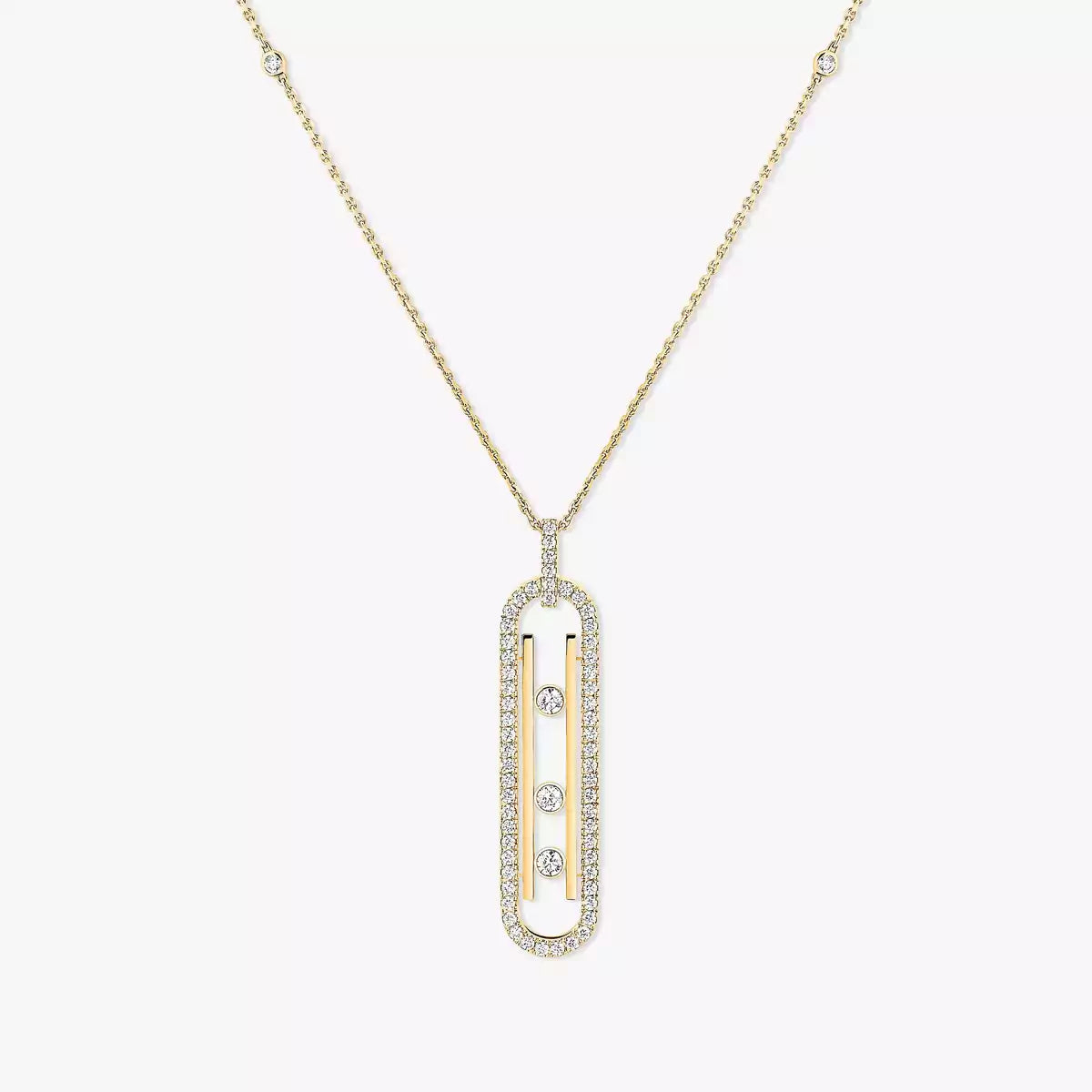 [OAKJURI Jewelry]Diamond Necklace Move 10Th