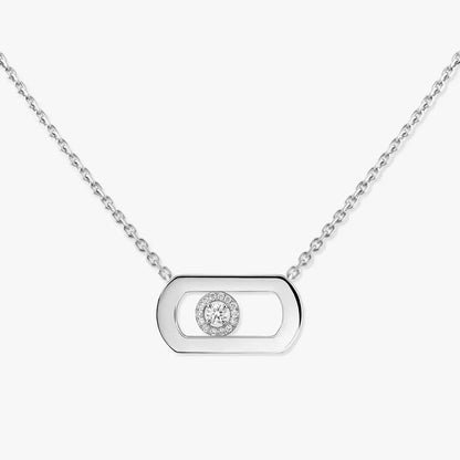 [OAKJURI Jewelry]So Move Diamond Necklace in Gold
