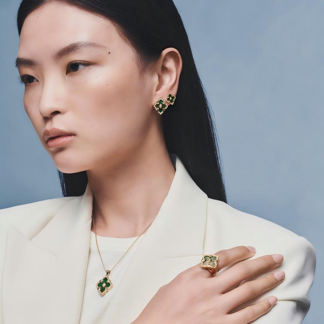 [OAKJURI Jewelry JEWELRY] OPERA TULLE ENAMEL NECKLACE