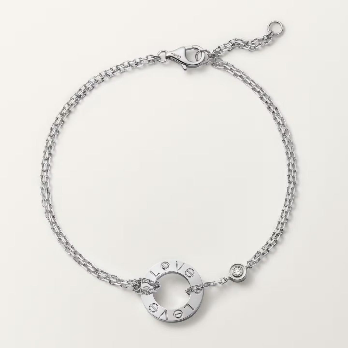 [OAKJURI Jewelry] LOVE BRACELET 2 DIAMOND