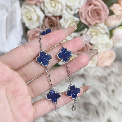 [OAKJURI Jewelry]CLOVER 5 MOTIF PIETERSITE BRACELET COLLECTION