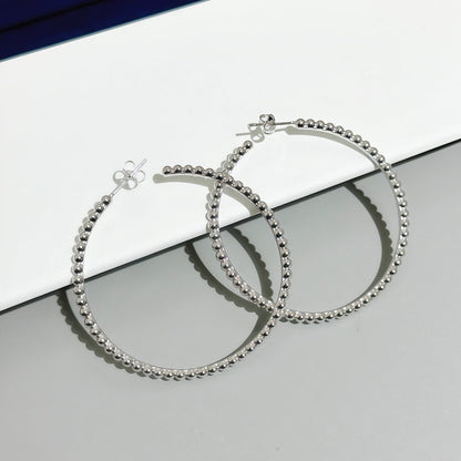 [OAKJURI Jewelry] SMOOTH BEAD STUD EARRINGS