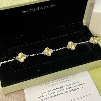[OAKJURI Jewelry] CLOVER 5 MOTIF LASER BRACELET COLLECTION