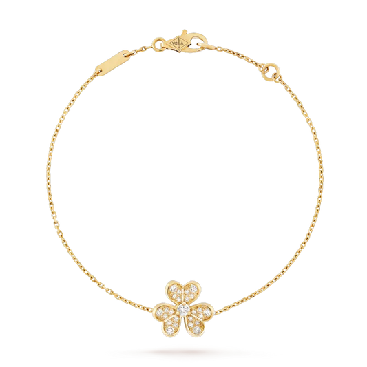[OAKJURI Jewelry]FRIVOLE GOLD FLOWER DIAMOND BRACELET