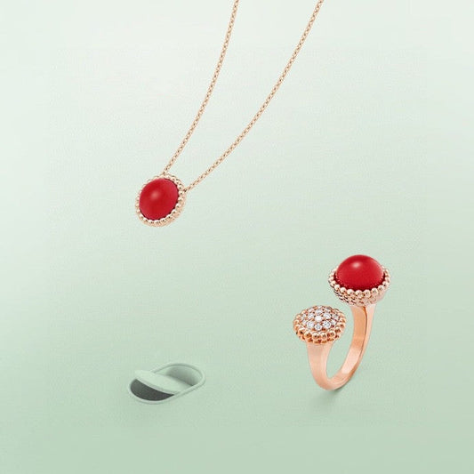 [OAKJURI Jewelry]PERLEE COULEURS DIAMOND ROSE GOLD BETWEEN THE FINGER RING