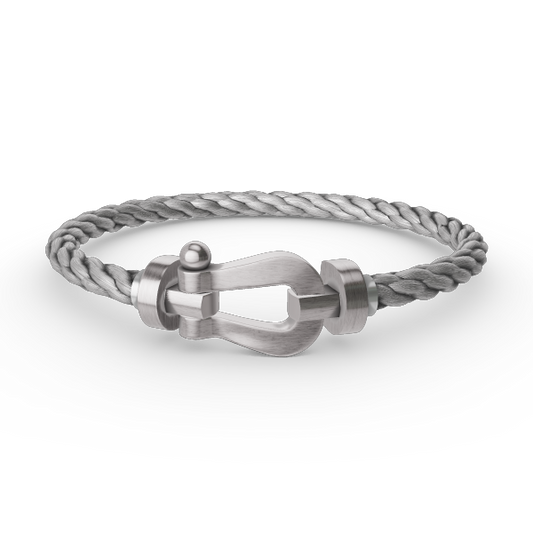 [OAKJURI Jewelry]FORCE LARGE HORSESHOE NO DIAMOND BRACELET SILVER